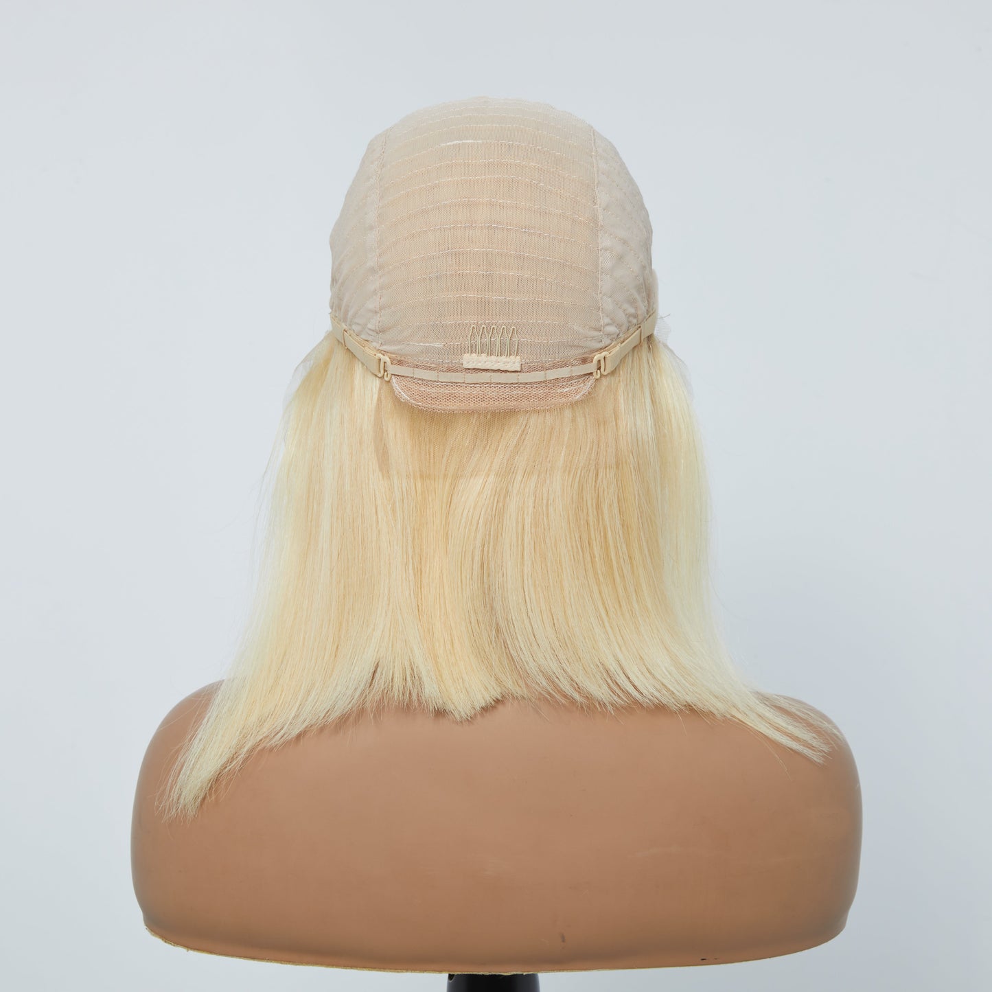 Tedhair 10-14 Inch Pre-Plucked 13"x4" #613 Straight Bob Lace Frontal Wig 150% Density