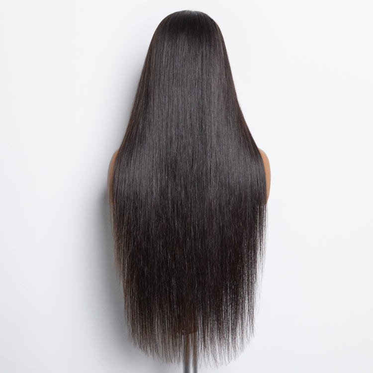 TedHair 13x6 Glueless 3D Cap Pre-bleached Straight Transparent Lace Front Wig 150% Density
