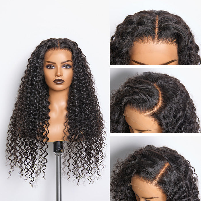 TedHair 180% Density HD 13x4 Full Frontal Lace Wig Deep Wave