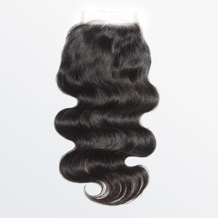 TedHair 14-20 Inch 4" x 4" HD Body Wave Free Parted Lace Closure #1B Natural Black