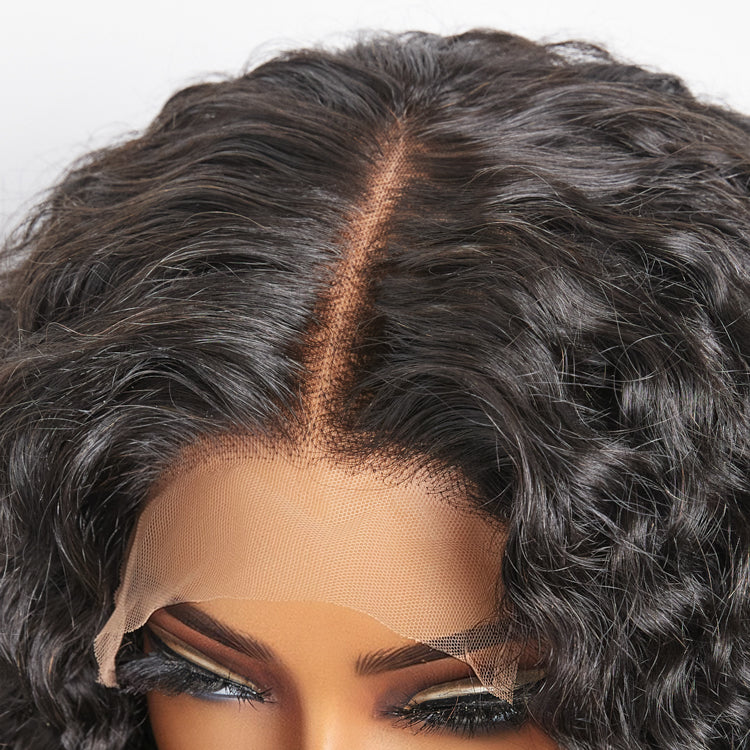 TedHair 5x5 Glueless Lace Closure Bob Wig 150% Density Water Wave