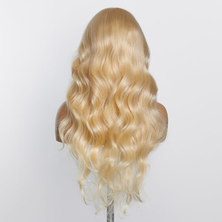 Tedhair 16-30 Inch Pre-Plucked 13"x4" #613 Body Wavy Lace Frontal Wigs 150% Density-100% Human Hair