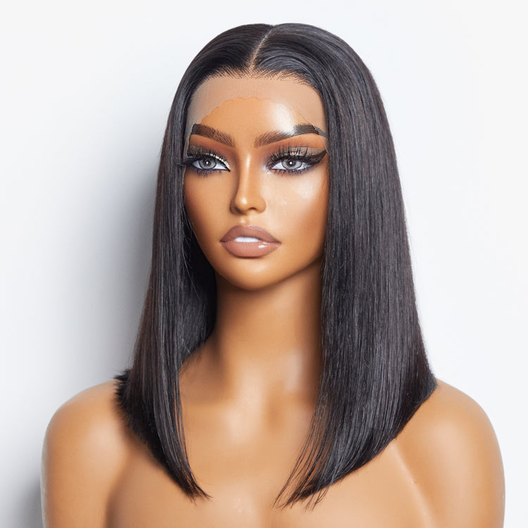 TedHair Pre-Plucked 13x4 Lace Front Straight Bob Wig 150% Density