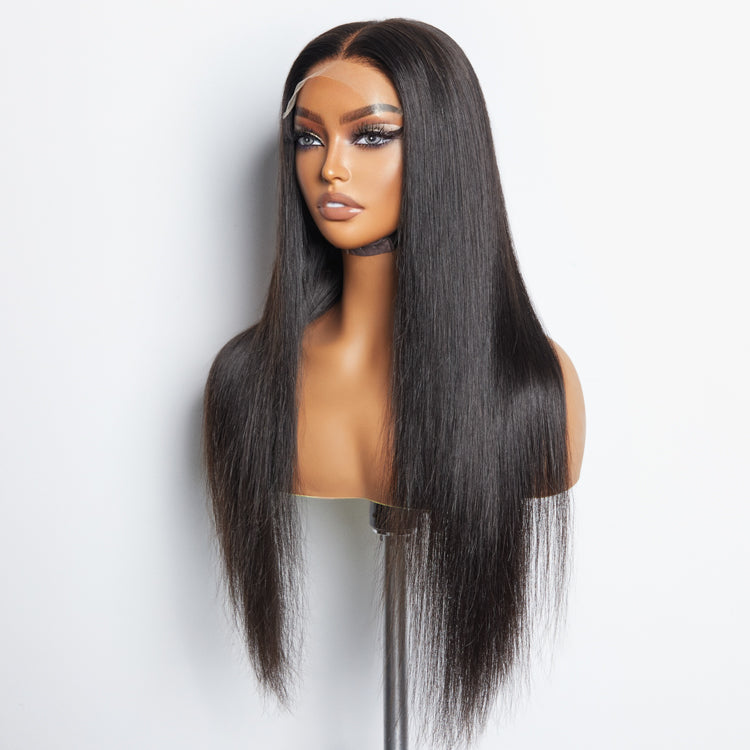TedHair 5x5 HD Glueless Lace Closure Wig Straight 180% Density