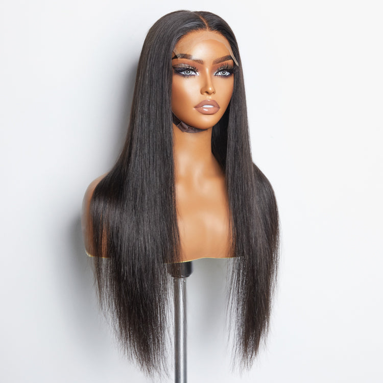 TedHair 5x5 HD Glueless Lace Closure Wig Straight 180% Density