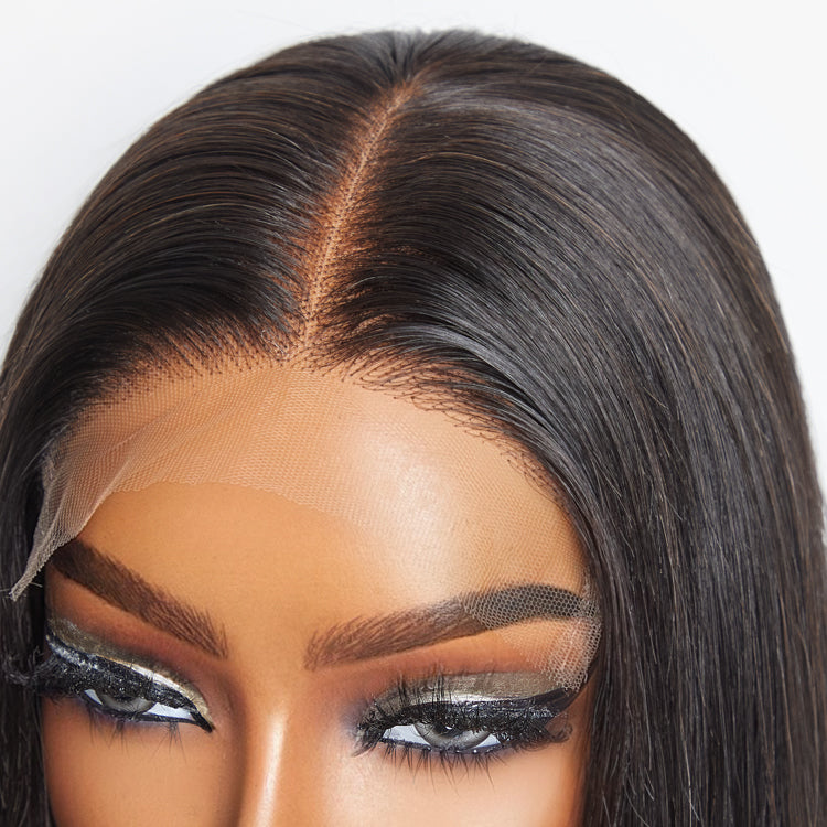 TedHair 5x5 HD Glueless Lace Closure Wig Straight 180% Density
