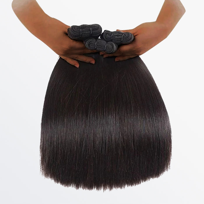 TedHair 18-30 Inches Raw Vietnam Hair Bundles Straight #1B Natural Black