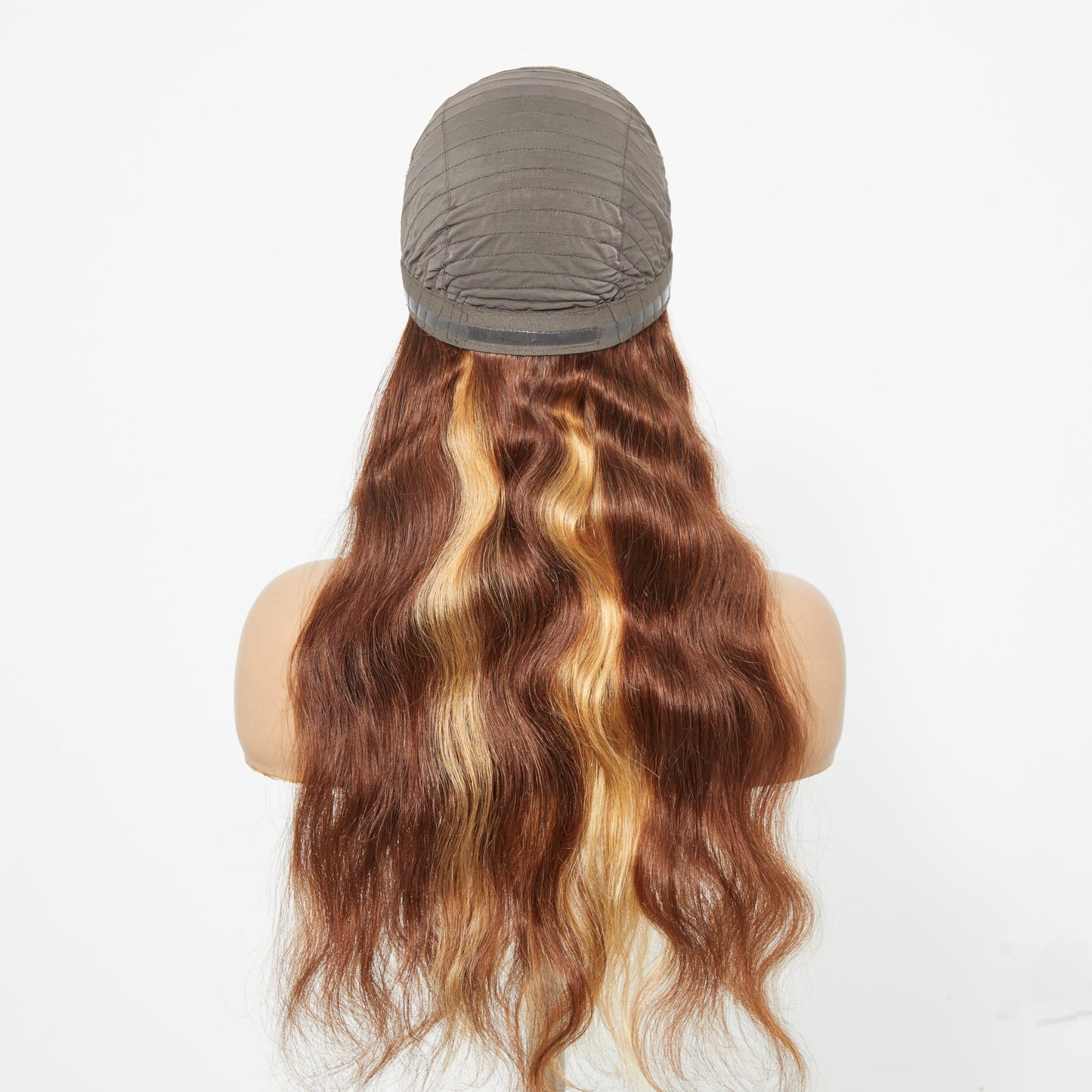 Tedhair 24 Inches 5"x5" Body Wavy Wear & Go Glueless #4/27 Lace Closure Wig-100% Human Hair