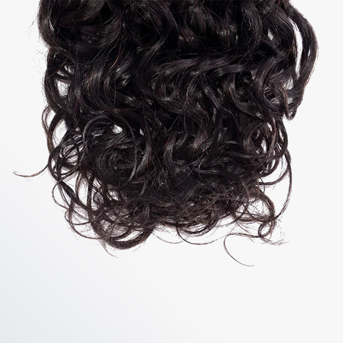 TedHair 10-30 Inch Water Wave Virgin Brazilian Hair #1B Natural Black