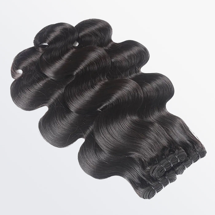 TedHair 18-30 Inches Raw Vietnam Hair Bundles Body Wavy #1B Natural Black