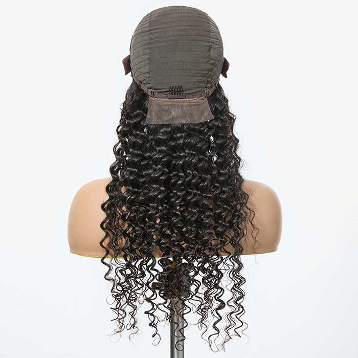 TedHair 180% Density HD 13x4 Full Frontal Lace Wig Deep Curly