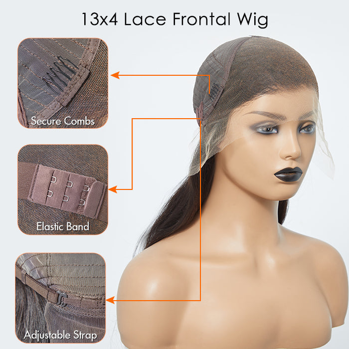 TedHair 13x4 HD Glueless Lace Wig Body Wave 180% Density