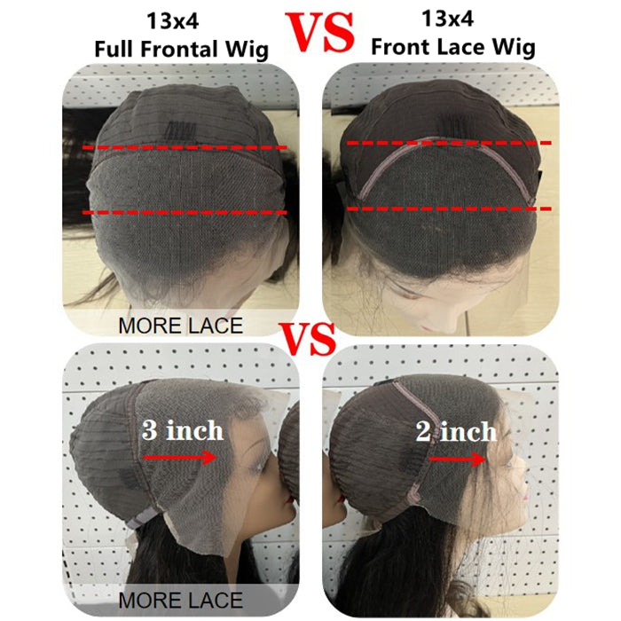 TedHair 200% Density 13x4 Full Frontal Lace Wig Straight