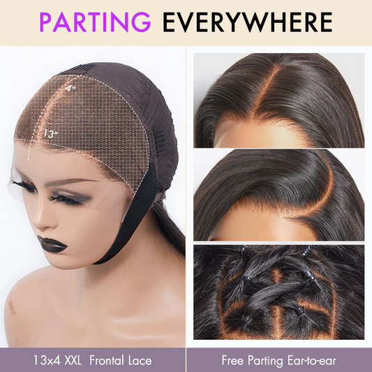 TedHair 10 inch Super Natural Hairline Silky Blunt Cut Glueless 13x4 Frontal Lace Short Bob Wig