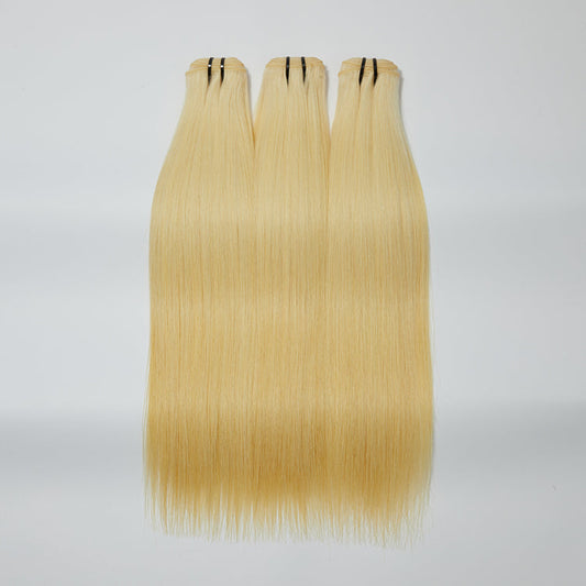 TedHair 12-30 Inch 12A Raw Hair #613 Lightest Blonde Straight