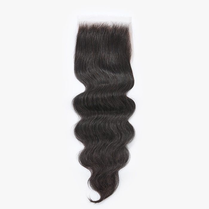 TedHair 14-18 Inch Upgrade 2.0 5" x 5" HD Body Wavy Free Parted Lace Closure #1B Natural Black