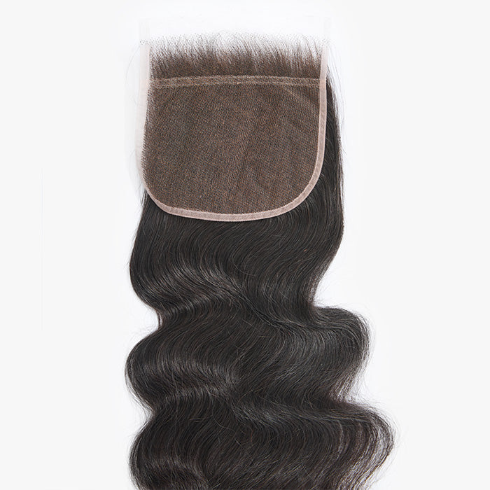 TedHair 14-18 Inch Upgrade 2.0 5" x 5" HD Body Wavy Free Parted Lace Closure #1B Natural Black