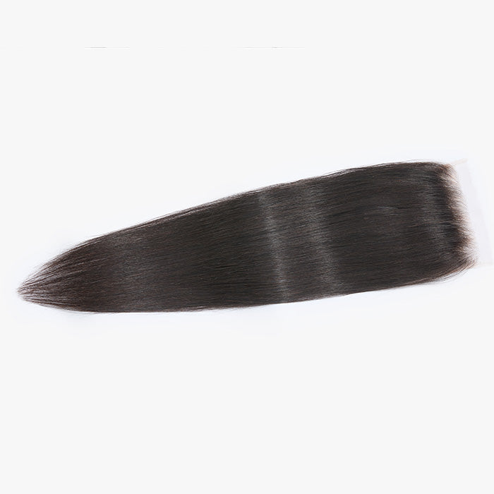 TedHair 14-18 Inch Upgrade 2.0 5" x 5" HD Straight Free Parted Lace Closure #1B Natural Black