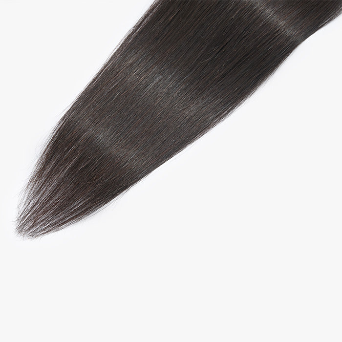 TedHair 14-18 Inch Upgrade 2.0 5" x 5" HD Straight Free Parted Lace Closure #1B Natural Black