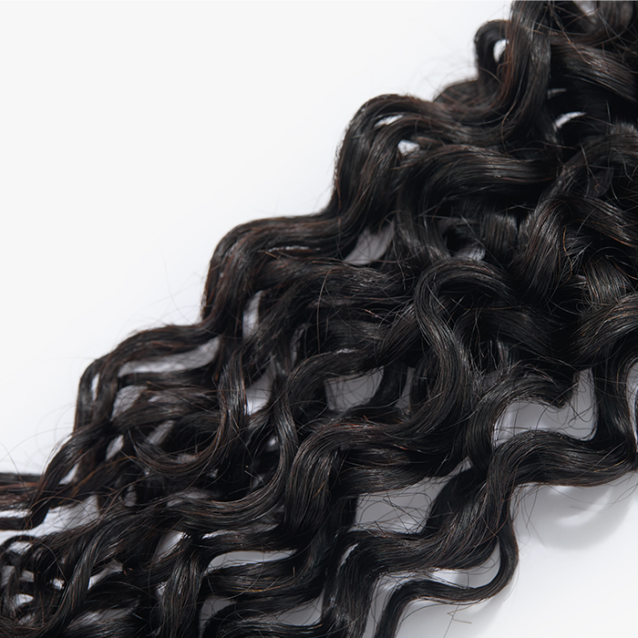 TedHair 18-26 Inches Raw Vietnam Hair Bundles Burmese Curly #1B Natural Black