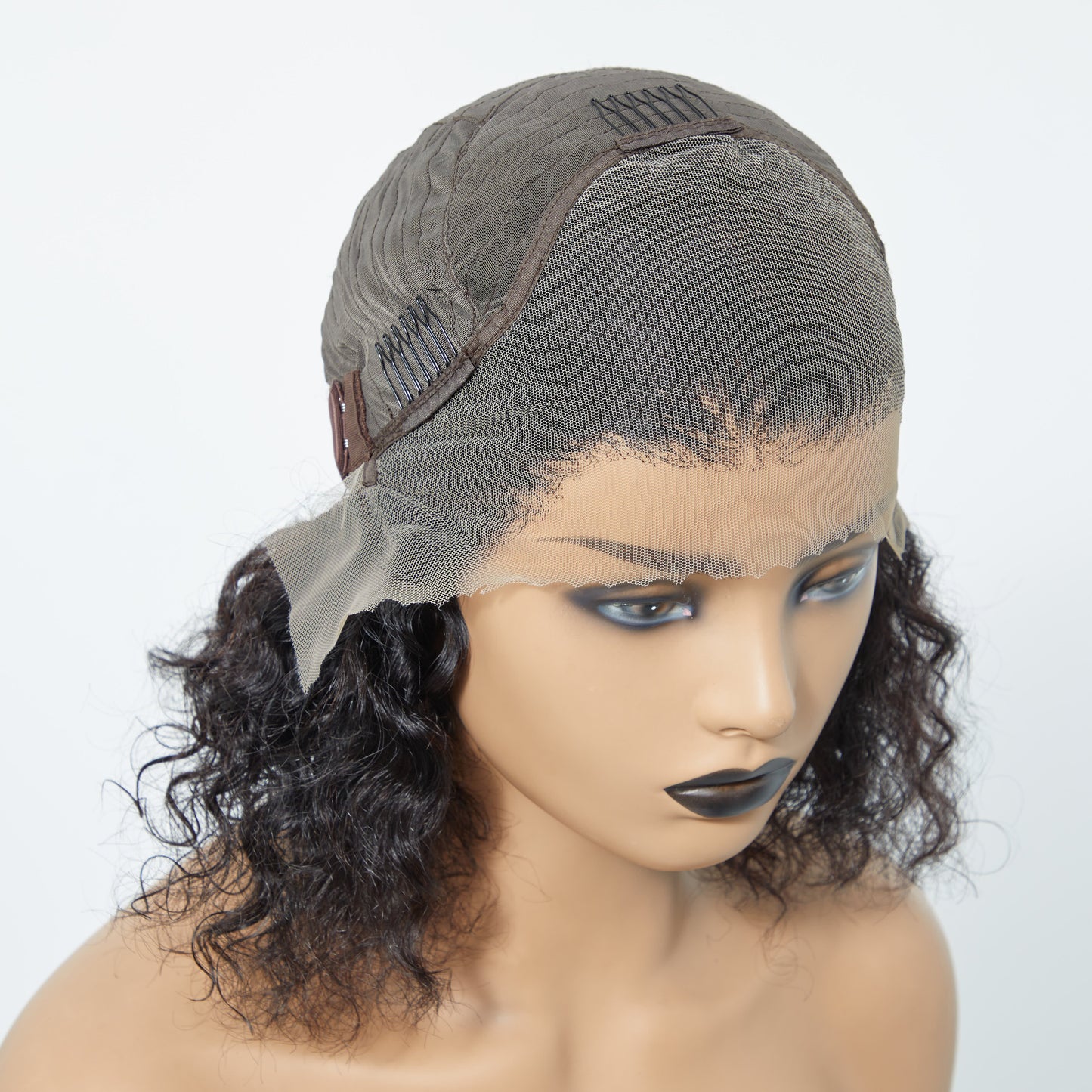 TedHair Pre-Plucked 13x4 Lace Front Water Wave Bob Wig 150% Density