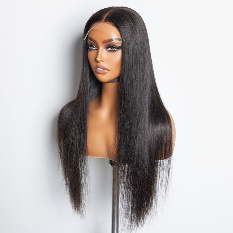 TedHair 5x5 HD Glueless Lace Closure Wig Straight 180% Density