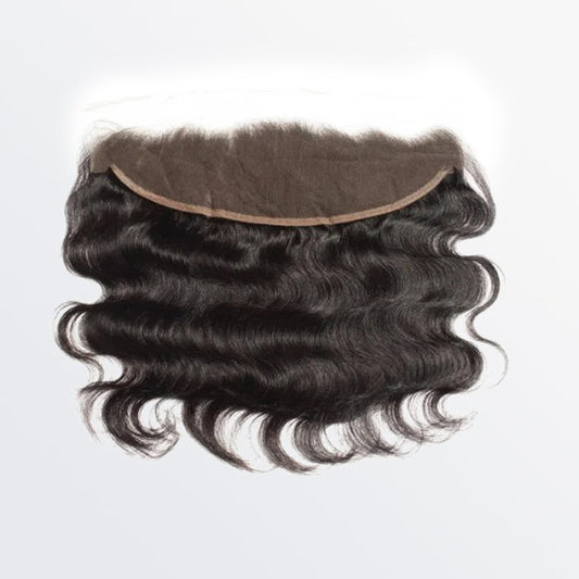 TedHair 14-20 Inch 13" x 4" HD Body Wavy Free Parted Frontal #1B Natural Black