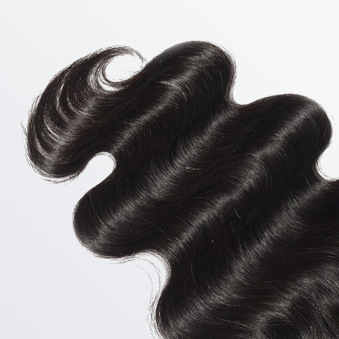 TedHair 12-20 Inch 4.5" x 4.5" Upgrade Body Wavy Free Parted Lace Closure #1B Natural Black