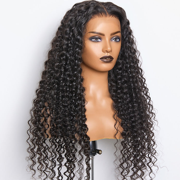 TedHair 180% Density HD 13x4 Full Frontal Lace Wig Deep Wave