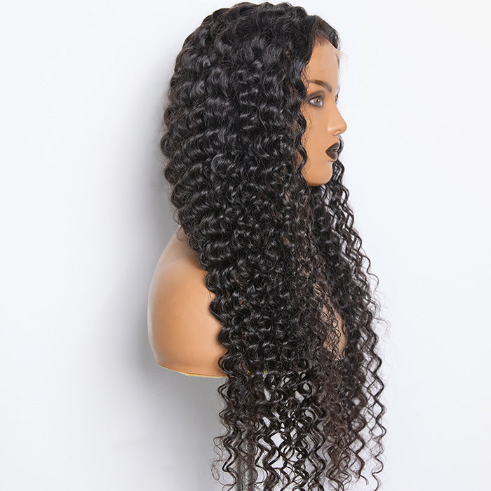 TedHair 180% Density HD 13x4 Full Frontal Lace Wig Deep Wave