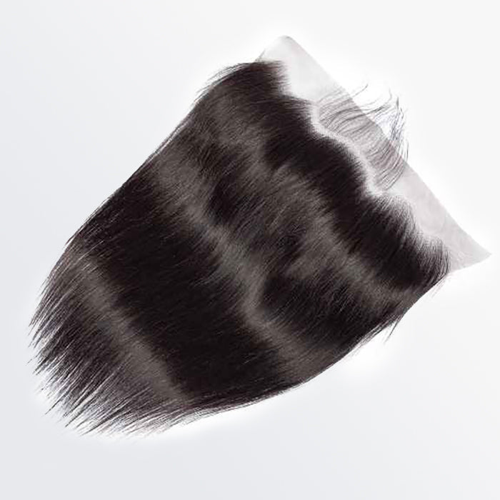 TedHair 14-20 Inch 13" x 6" HD Straight Free Parted Frontal #1B Natural Black