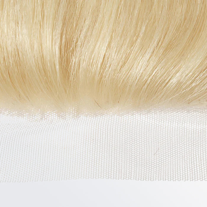 TedHair 12-20 Inch 4" x 4" Straight Free Parted 12A #613 Lace Closure