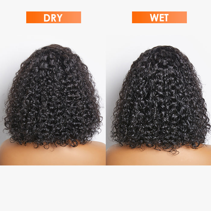 TedHair Pre-Plucked 13x4 Lace Front Curly Bob Wig 150% Density