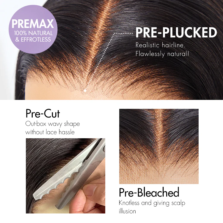 TedHair 8 inch Ash Blonde Ombre Blunt Cut Bob Glueless Minimalist HD Lace Ready to Go Short Bob Wig