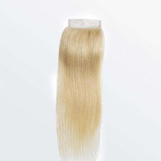 TedHair 12-20 Inch 4" x 4" Straight Free Parted 12A #613 Lace Closure